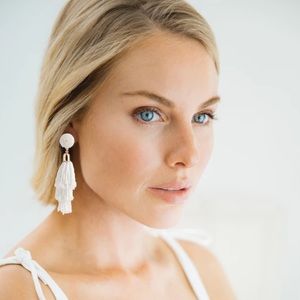 Panacea beaded tassel earrings 🌸